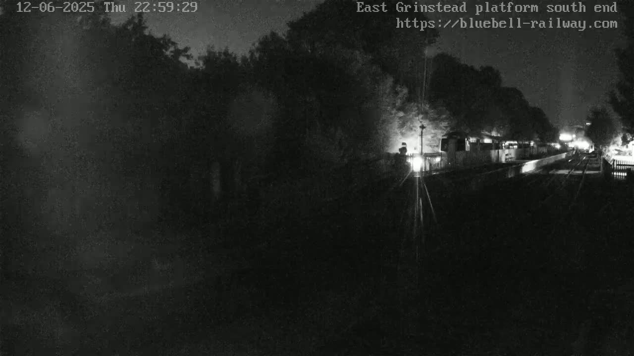 East Grinstead Station Bluebell Railway Platforms South End Live Cam - Mid Sussex, East Sussex, South East, England, United Kingdom