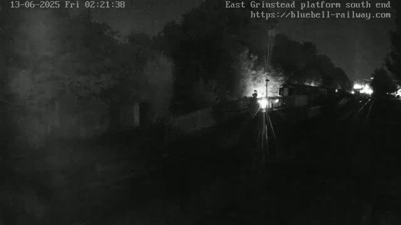 East Grinstead Station Bluebell Railway Platforms South End Live Cam - Mid Sussex, East Sussex, South East, England, United Kingdom