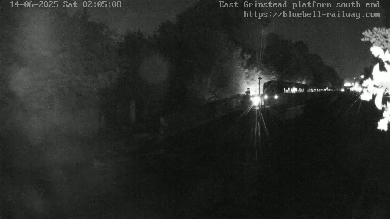 East Grinstead Station Bluebell Railway Platforms South End Live Cam - Mid Sussex, East Sussex, South East, England, United Kingdom