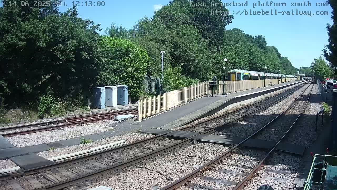 East Grinstead Station Bluebell Railway Platforms South End Live Cam - Mid Sussex, East Sussex, South East, England, United Kingdom
