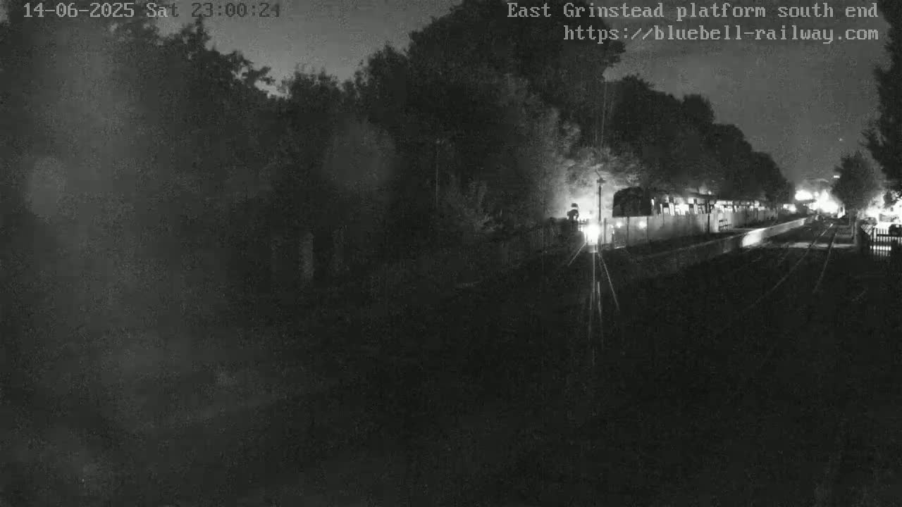 East Grinstead Station Bluebell Railway Platforms South End Live Cam - Mid Sussex, East Sussex, South East, England, United Kingdom