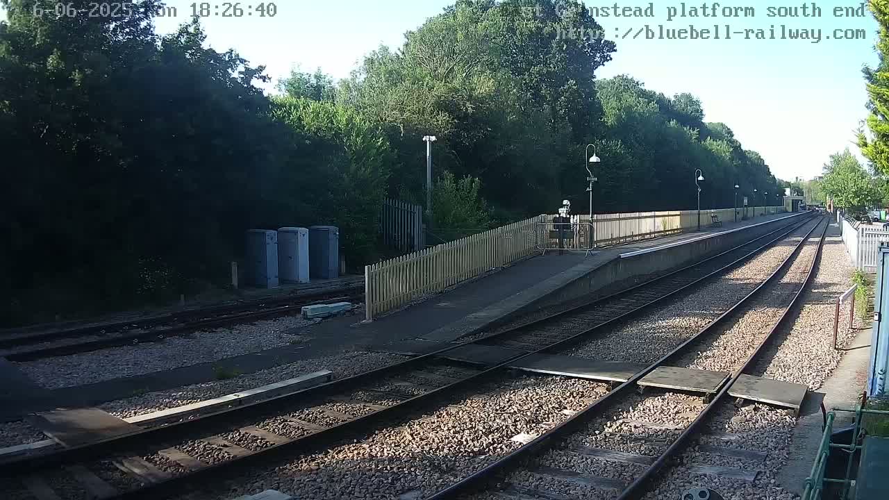 East Grinstead Station Bluebell Railway Platforms South End Live Cam - Mid Sussex, East Sussex, South East, England, United Kingdom