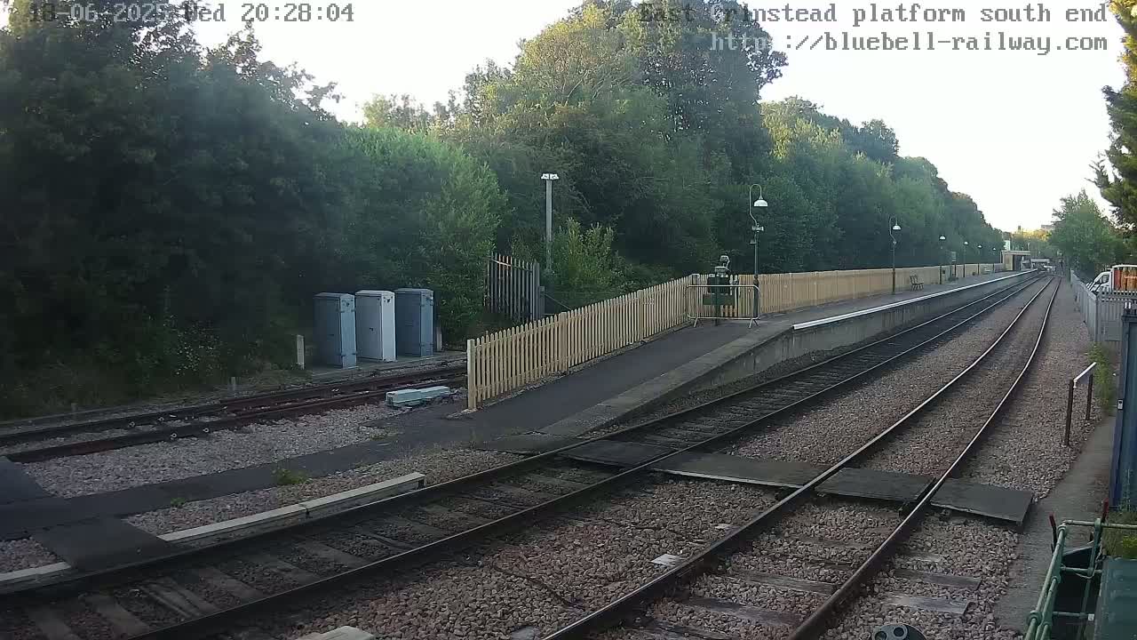 East Grinstead Station Bluebell Railway Platforms South End Live Cam - Mid Sussex, East Sussex, South East, England, United Kingdom