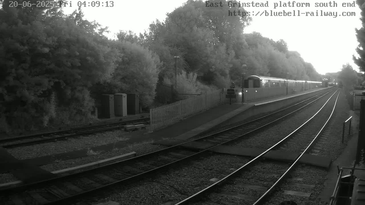 East Grinstead Station Bluebell Railway Platforms South End Live Cam - Mid Sussex, East Sussex, South East, England, United Kingdom
