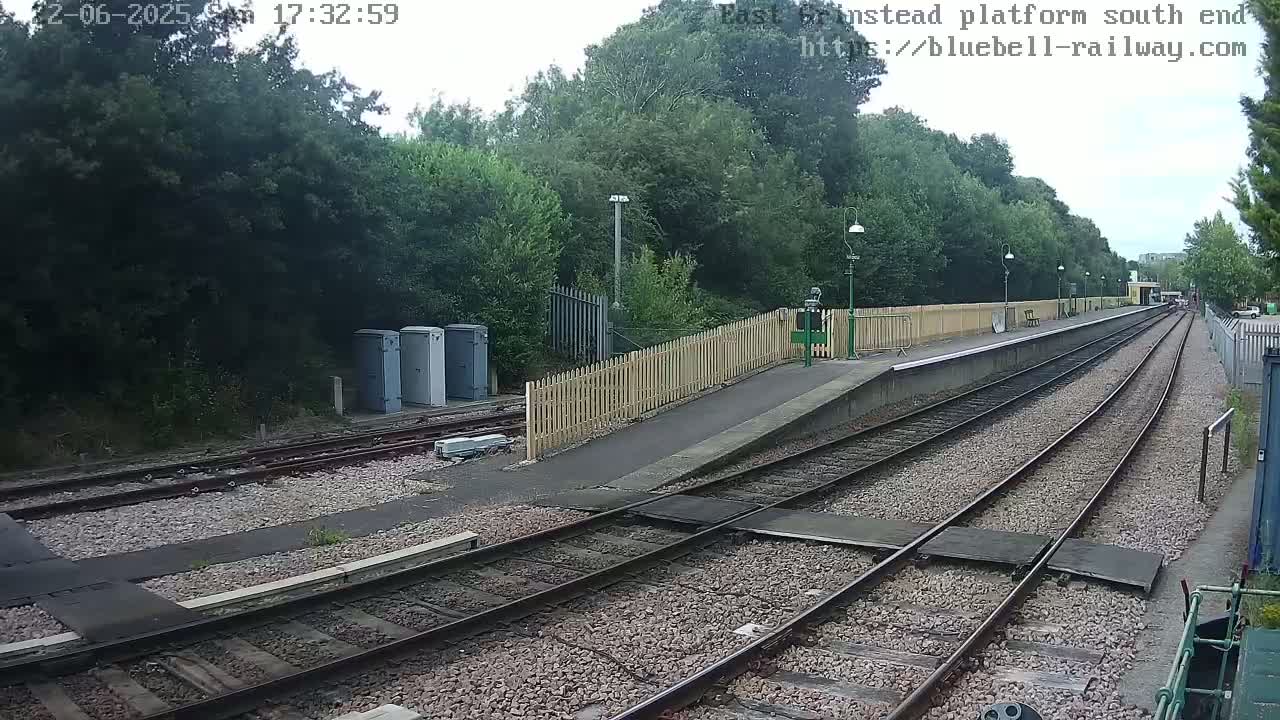 East Grinstead Station Bluebell Railway Platforms South End Live Cam - Mid Sussex, East Sussex, South East, England, United Kingdom