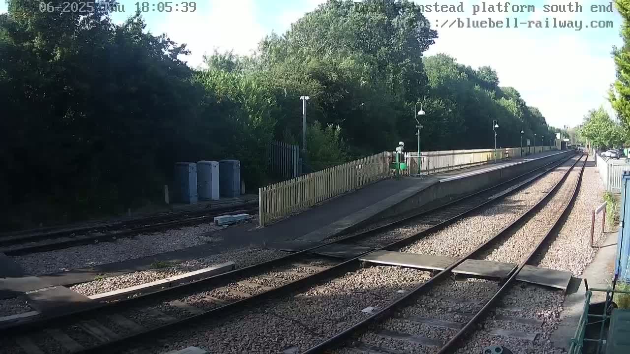 East Grinstead Station Bluebell Railway Platforms South End Live Cam - Mid Sussex, East Sussex, South East, England, United Kingdom