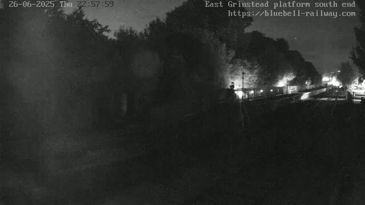 East Grinstead Station Bluebell Railway Platforms South End Live Cam - Mid Sussex, East Sussex, South East, England, United Kingdom