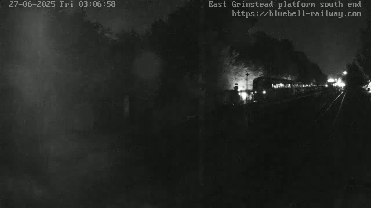 East Grinstead Station Bluebell Railway Platforms South End Live Cam - Mid Sussex, East Sussex, South East, England, United Kingdom