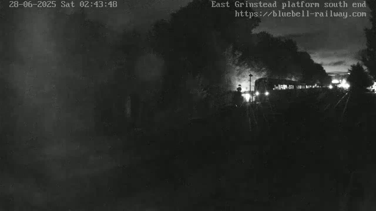 East Grinstead Station Bluebell Railway Platforms South End Live Cam - Mid Sussex, East Sussex, South East, England, United Kingdom