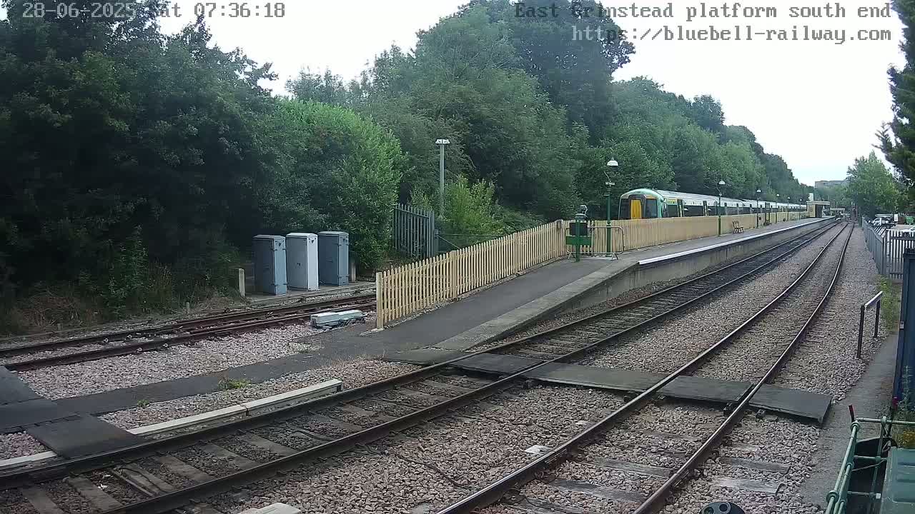 East Grinstead Station Bluebell Railway Platforms South End Live Cam - Mid Sussex, East Sussex, South East, England, United Kingdom