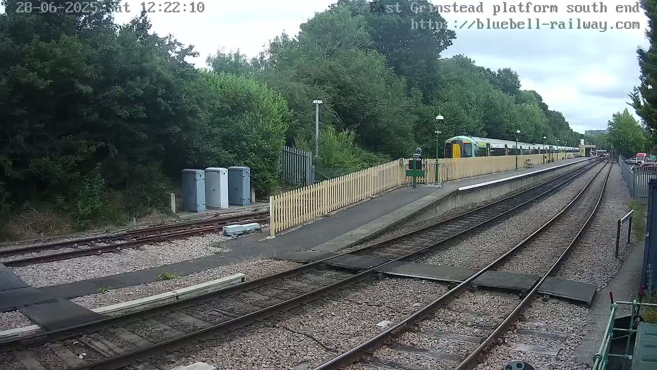 East Grinstead Station Bluebell Railway Platforms South End Live Cam - Mid Sussex, East Sussex, South East, England, United Kingdom
