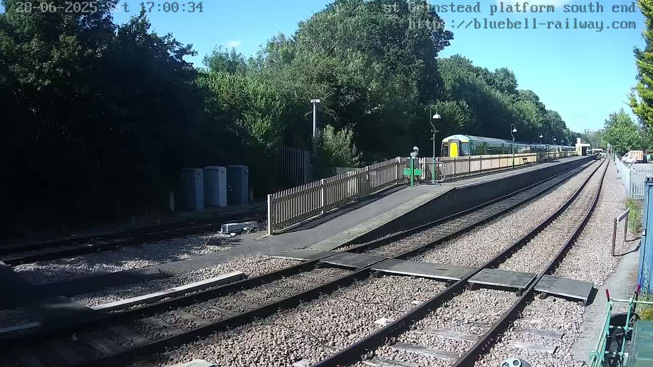 East Grinstead Station Bluebell Railway Platforms South End Live Cam - Mid Sussex, East Sussex, South East, England, United Kingdom