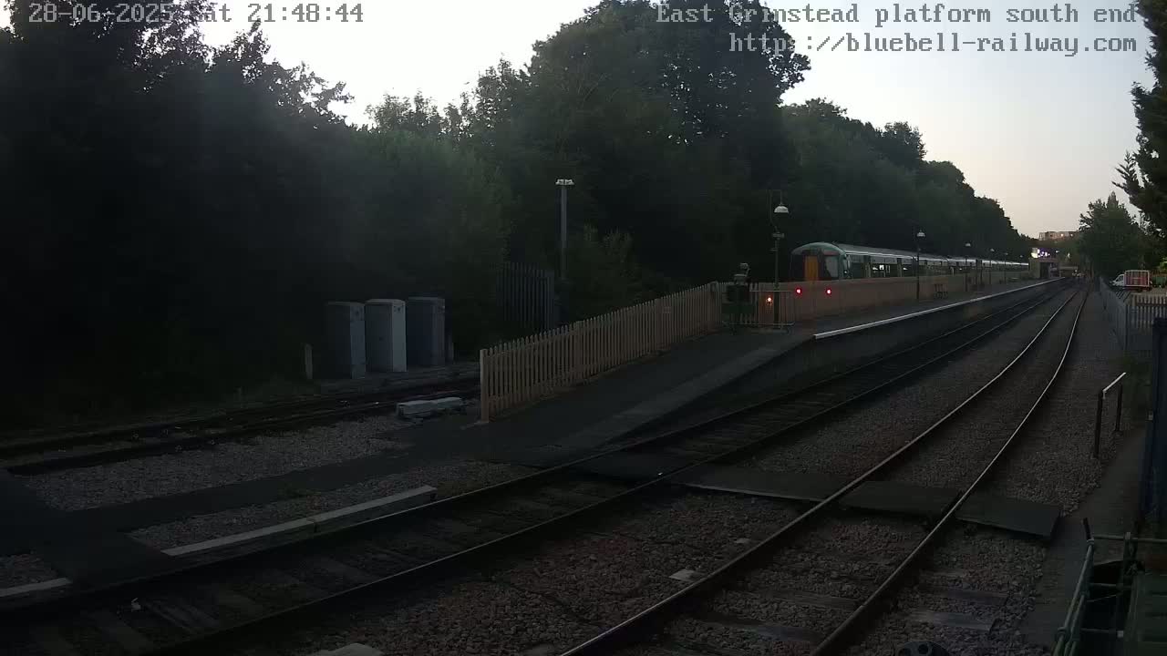 East Grinstead Station Bluebell Railway Platforms South End Live Cam - Mid Sussex, East Sussex, South East, England, United Kingdom