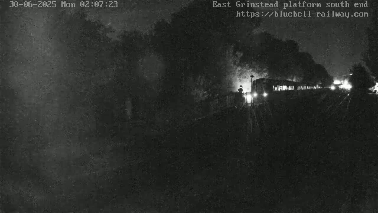 East Grinstead Station Bluebell Railway Platforms South End Live Cam - Mid Sussex, East Sussex, South East, England, United Kingdom