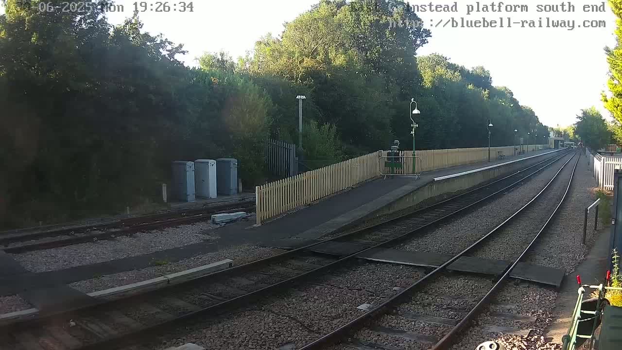East Grinstead Station Bluebell Railway Platforms South End Live Cam - Mid Sussex, East Sussex, South East, England, United Kingdom