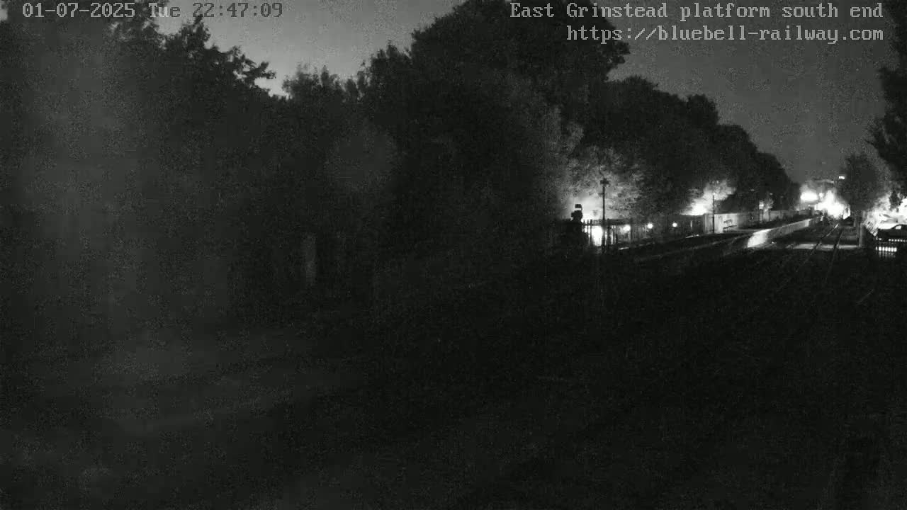 East Grinstead Station Bluebell Railway Platforms South End Live Cam - Mid Sussex, East Sussex, South East, England, United Kingdom