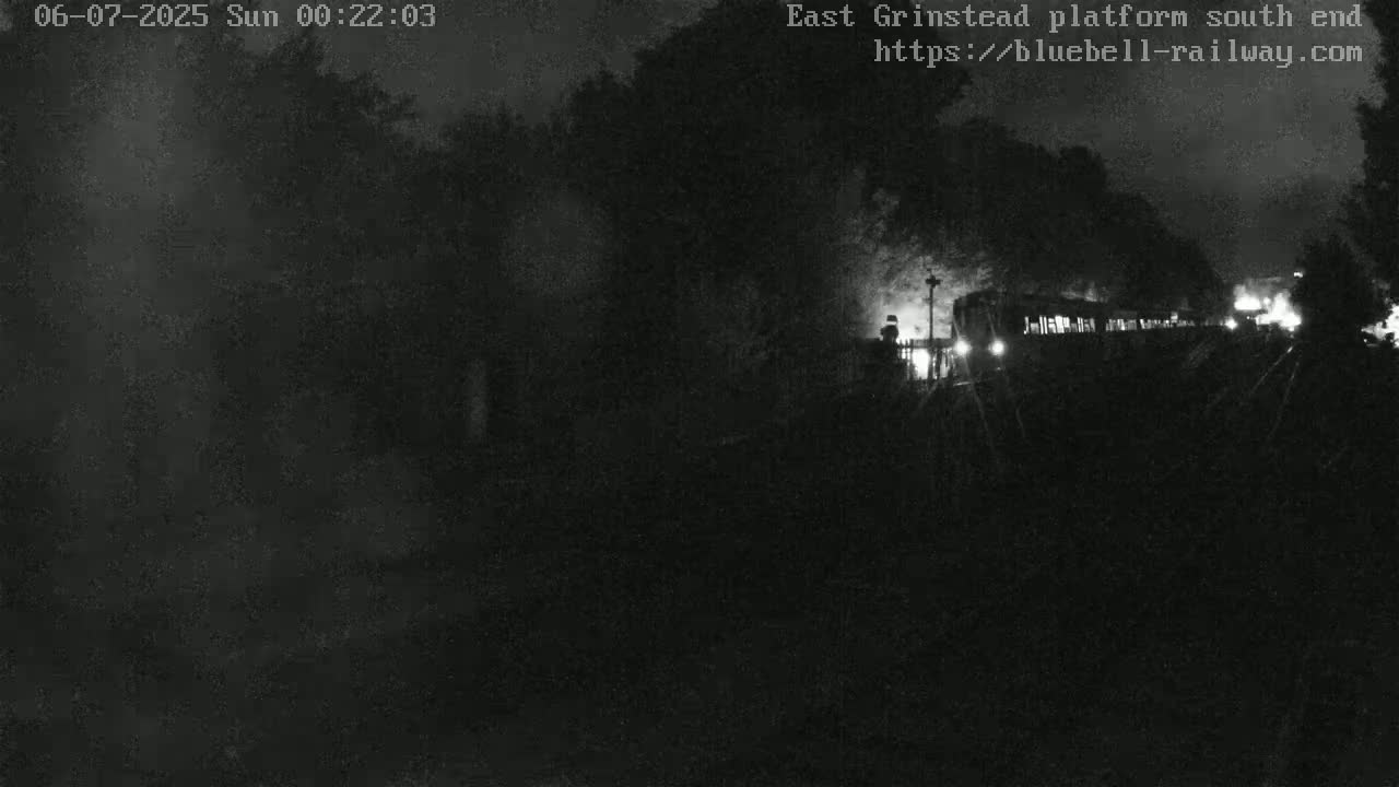 East Grinstead Station Bluebell Railway Platforms South End Live Cam - Mid Sussex, East Sussex, South East, England, United Kingdom