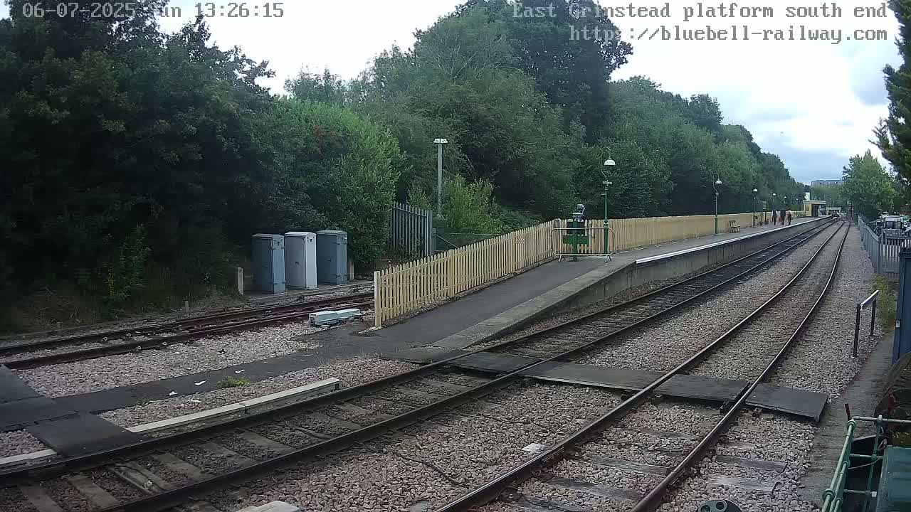 East Grinstead Station Bluebell Railway Platforms South End Live Cam - Mid Sussex, East Sussex, South East, England, United Kingdom
