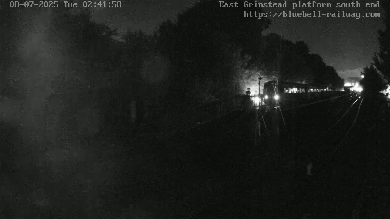 East Grinstead Station Bluebell Railway Platforms South End Live Cam - Mid Sussex, East Sussex, South East, England, United Kingdom