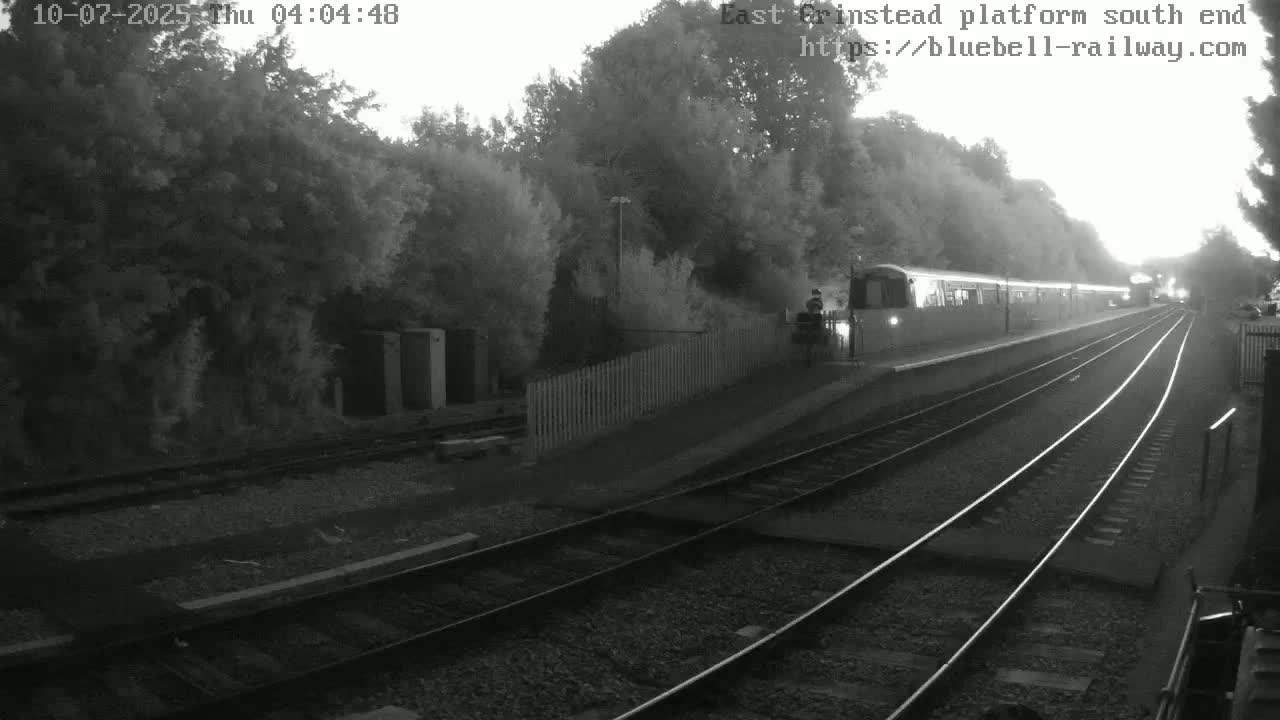 East Grinstead Station Bluebell Railway Platforms South End Live Cam - Mid Sussex, East Sussex, South East, England, United Kingdom