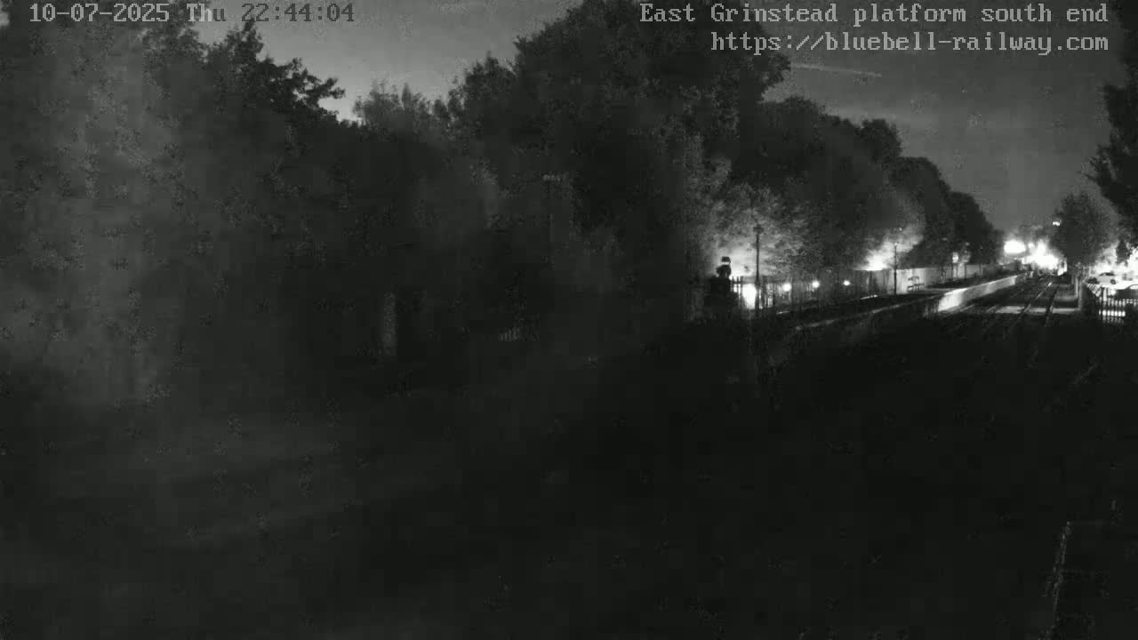East Grinstead Station Bluebell Railway Platforms South End Live Cam - Mid Sussex, East Sussex, South East, England, United Kingdom