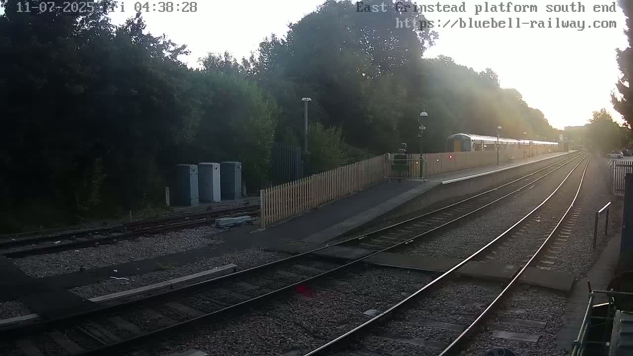 East Grinstead Station Bluebell Railway Platforms South End Live Cam - Mid Sussex, East Sussex, South East, England, United Kingdom