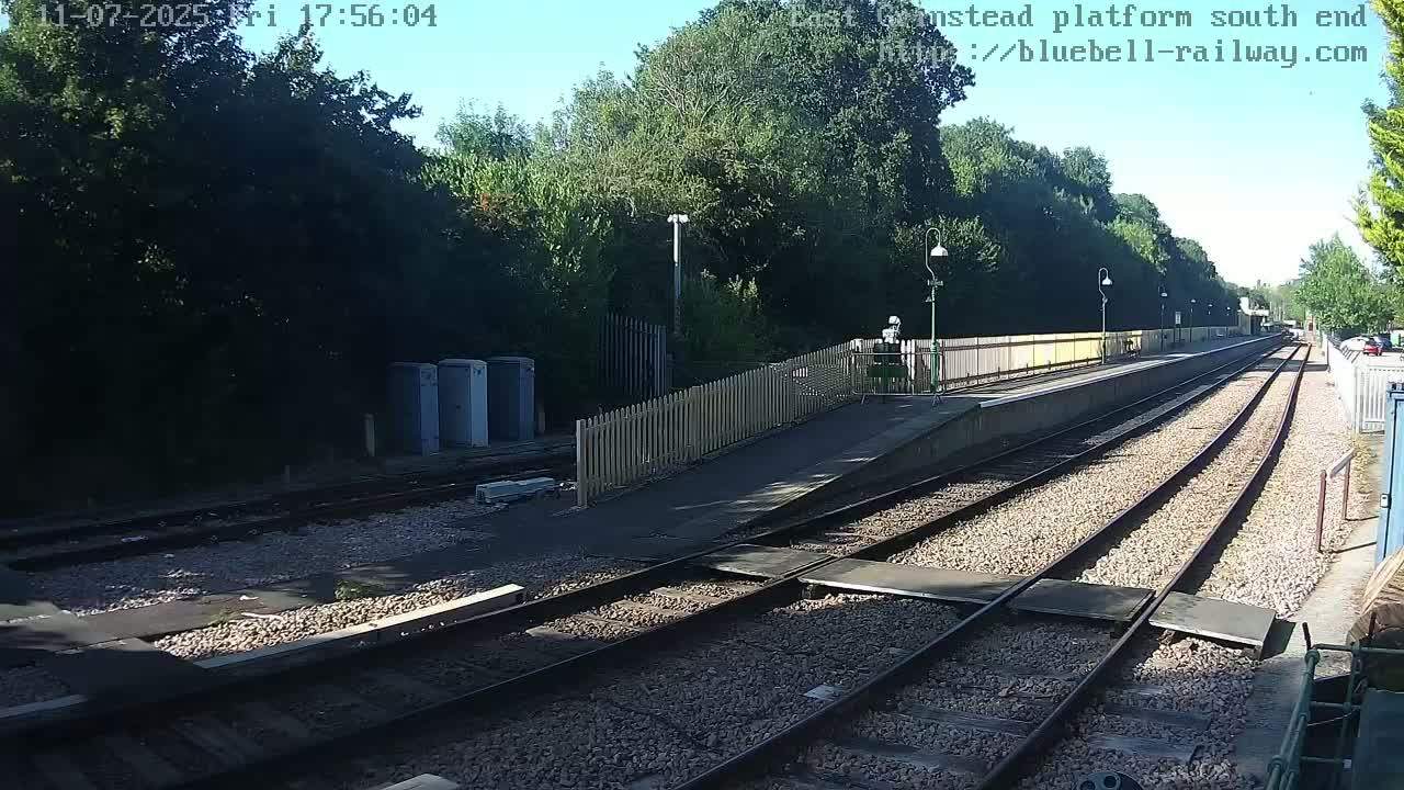 East Grinstead Station Bluebell Railway Platforms South End Live Cam - Mid Sussex, East Sussex, South East, England, United Kingdom