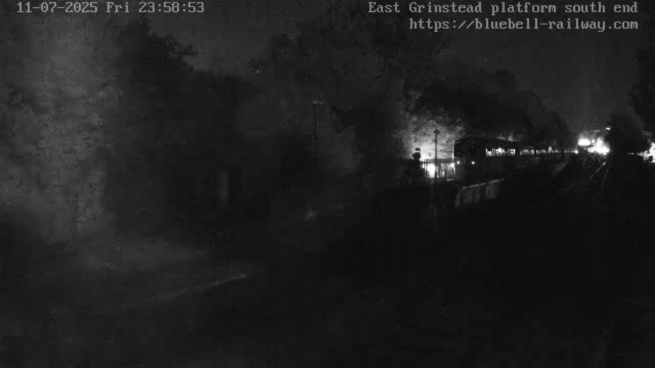 East Grinstead Station Bluebell Railway Platforms South End Live Cam - Mid Sussex, East Sussex, South East, England, United Kingdom