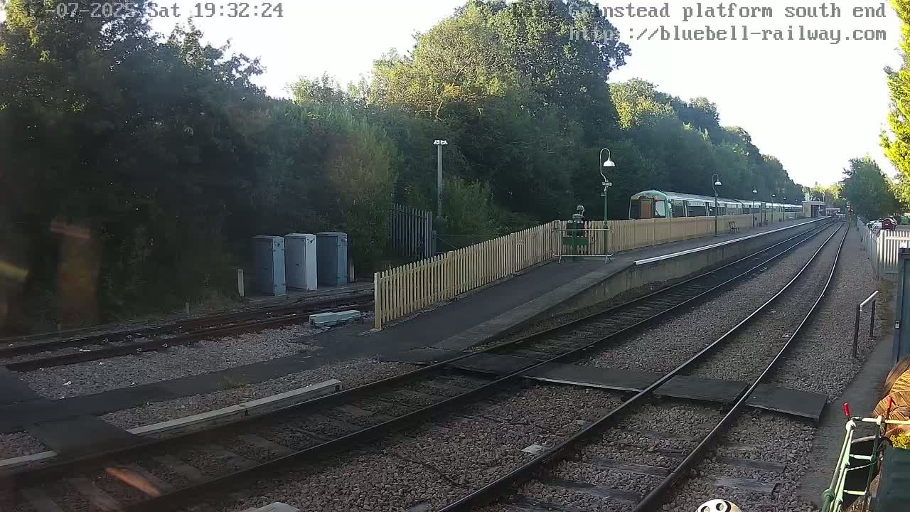 East Grinstead Station Bluebell Railway Platforms South End Live Cam - Mid Sussex, East Sussex, South East, England, United Kingdom