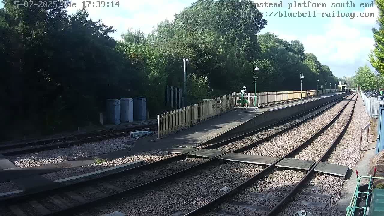 East Grinstead Station Bluebell Railway Platforms South End Live Cam - Mid Sussex, East Sussex, South East, England, United Kingdom