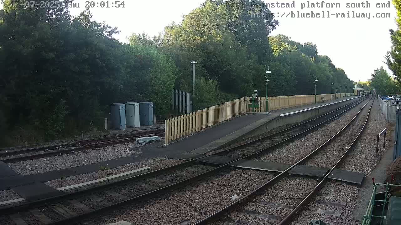 East Grinstead Station Bluebell Railway Platforms South End Live Cam - Mid Sussex, East Sussex, South East, England, United Kingdom
