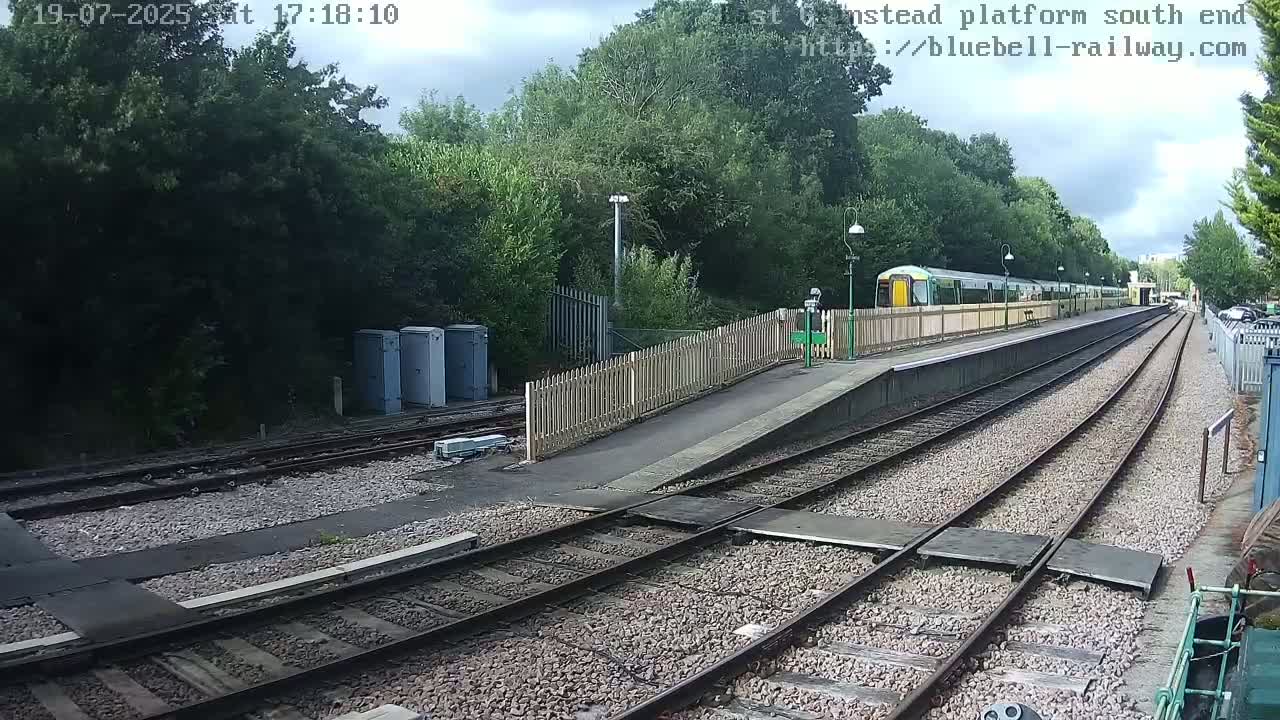 East Grinstead Station Bluebell Railway Platforms South End Live Cam - Mid Sussex, East Sussex, South East, England, United Kingdom