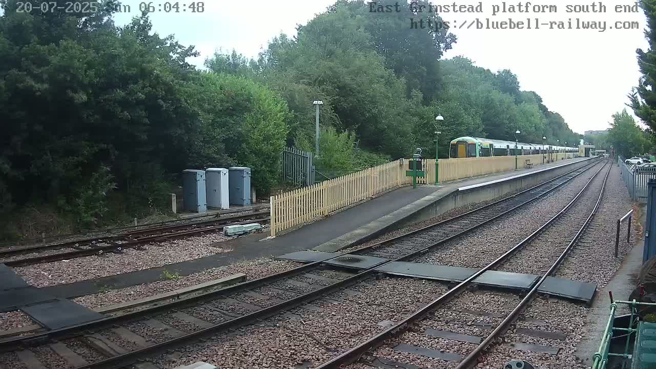East Grinstead Station Bluebell Railway Platforms South End Live Cam - Mid Sussex, East Sussex, South East, England, United Kingdom