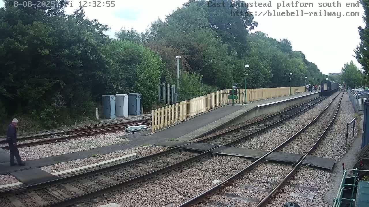 East Grinstead Station Bluebell Railway Platforms South End Live Cam - Mid Sussex, East Sussex, South East, England, United Kingdom