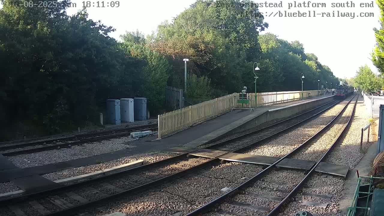 East Grinstead Station Bluebell Railway Platforms South End Live Cam - Mid Sussex, East Sussex, South East, England, United Kingdom