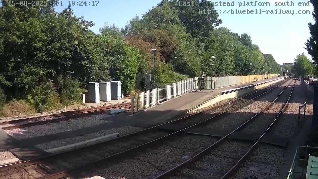 East Grinstead Station Bluebell Railway Platforms South End Live Cam - Mid Sussex, East Sussex, South East, England, United Kingdom