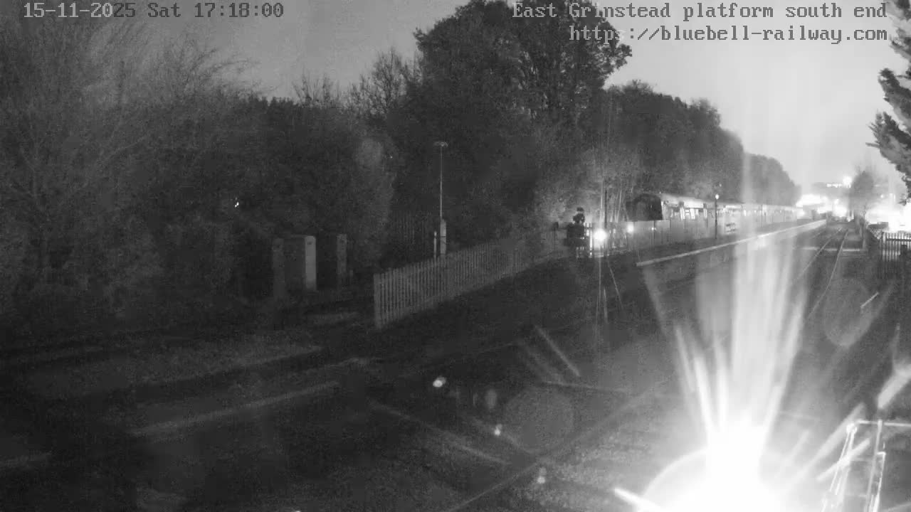 East Grinstead Station Bluebell Railway Platforms South End Live Cam - Mid Sussex, East Sussex, South East, England, United Kingdom