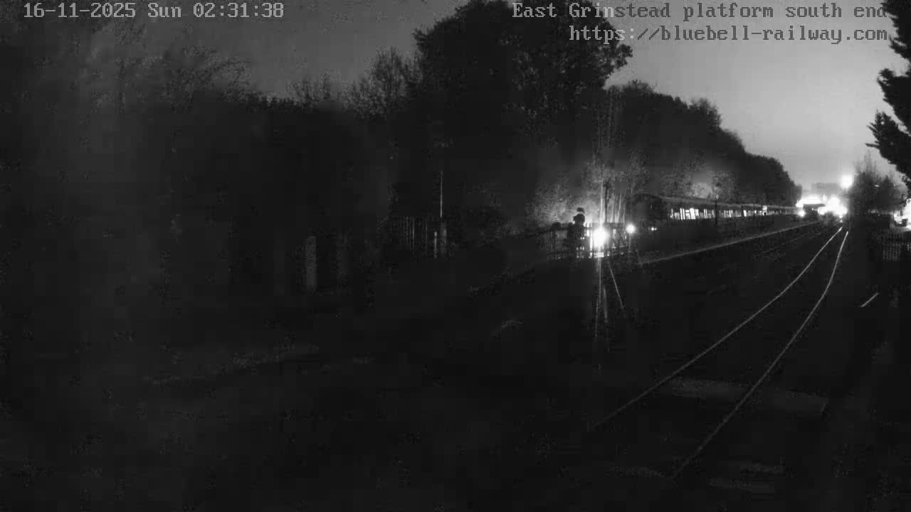 East Grinstead Station Bluebell Railway Platforms South End Live Cam - Mid Sussex, East Sussex, South East, England, United Kingdom
