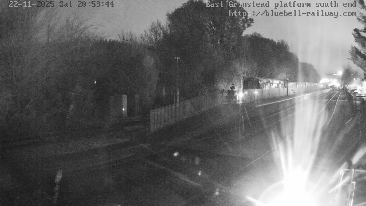 East Grinstead Station Bluebell Railway Platforms South End Live Cam - Mid Sussex, East Sussex, South East, England, United Kingdom