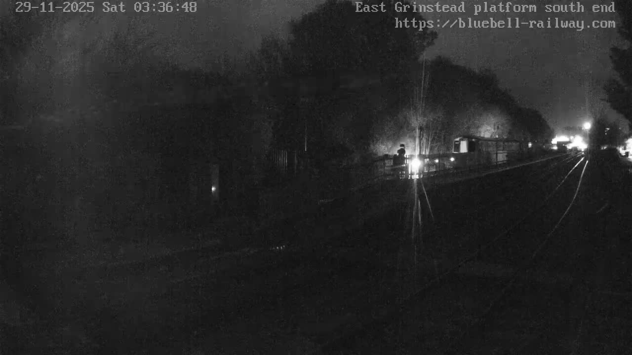 East Grinstead Station Bluebell Railway Platforms South End Live Cam - Mid Sussex, East Sussex, South East, England, United Kingdom