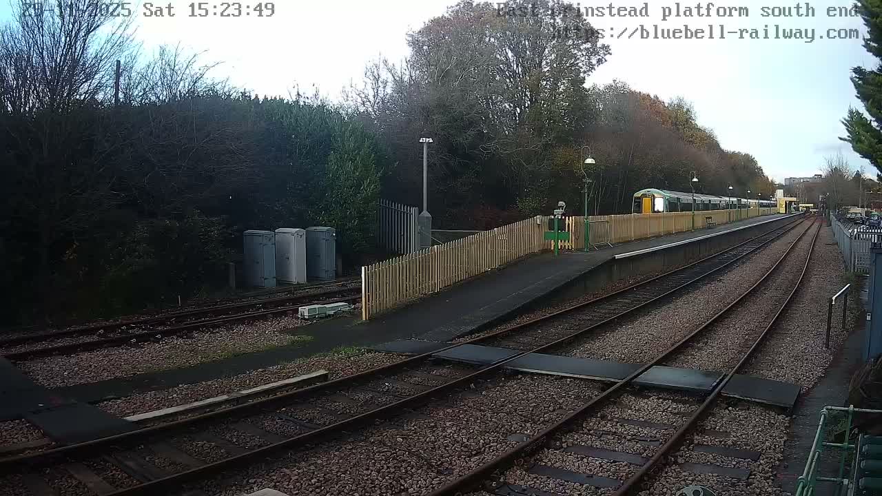 East Grinstead Station Bluebell Railway Platforms South End Live Cam - Mid Sussex, East Sussex, South East, England, United Kingdom