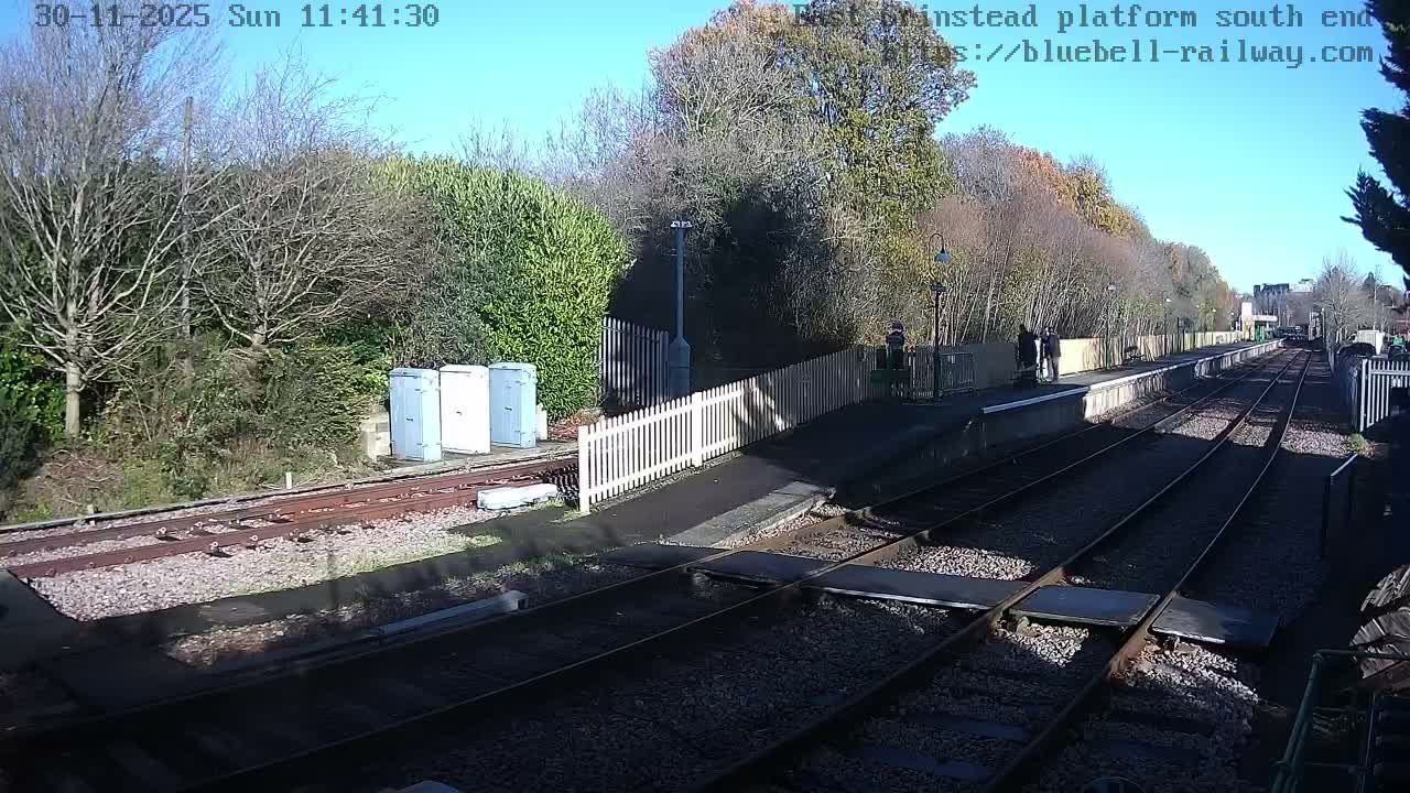 East Grinstead Station Bluebell Railway Platforms South End Live Cam - Mid Sussex, East Sussex, South East, England, United Kingdom