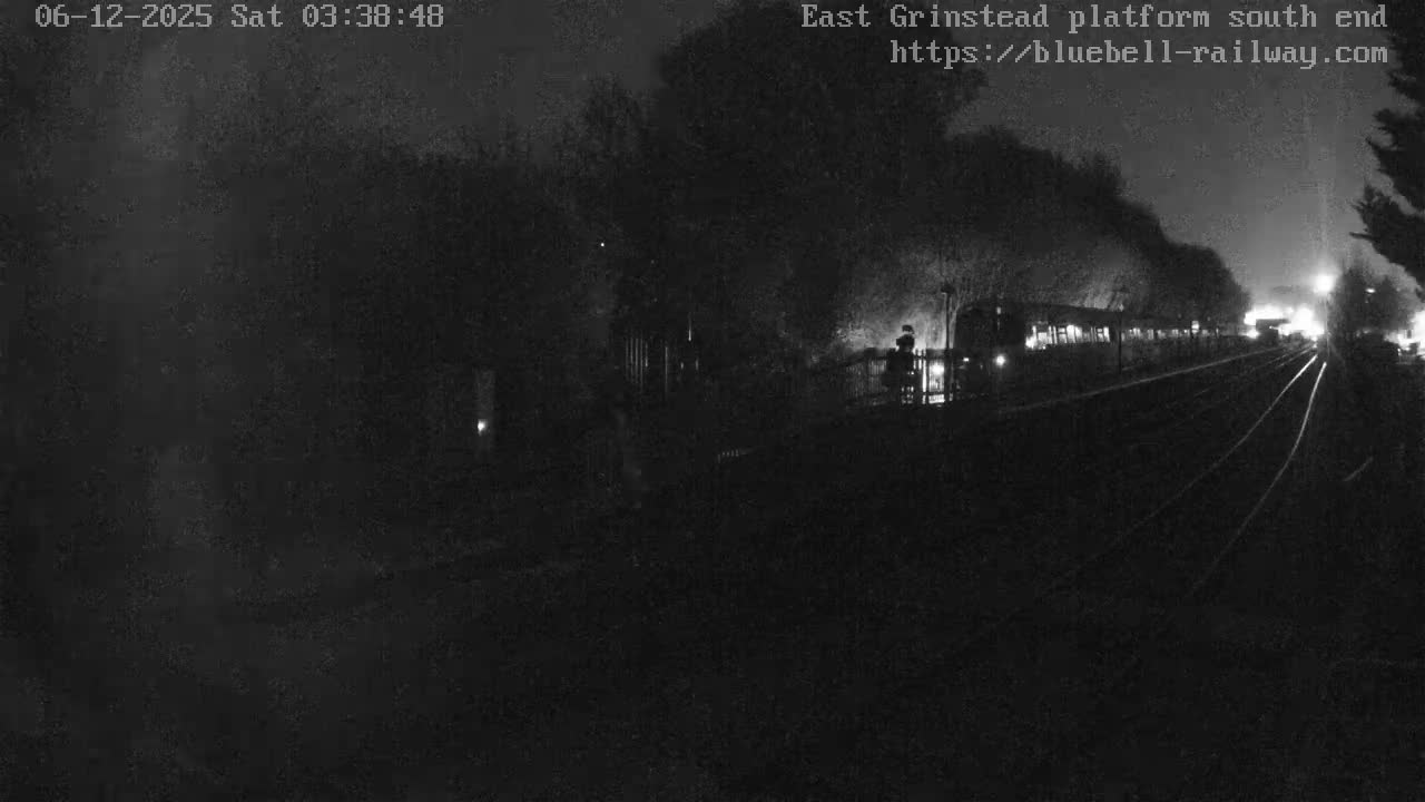 East Grinstead Station Bluebell Railway Platforms South End Live Cam - Mid Sussex, East Sussex, South East, England, United Kingdom