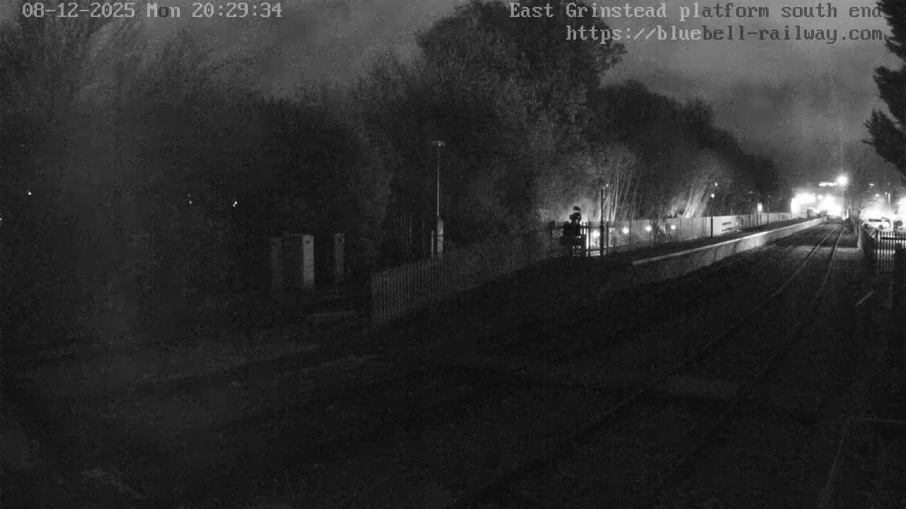 East Grinstead Station Bluebell Railway Platforms South End Live Cam - Mid Sussex, East Sussex, South East, England, United Kingdom