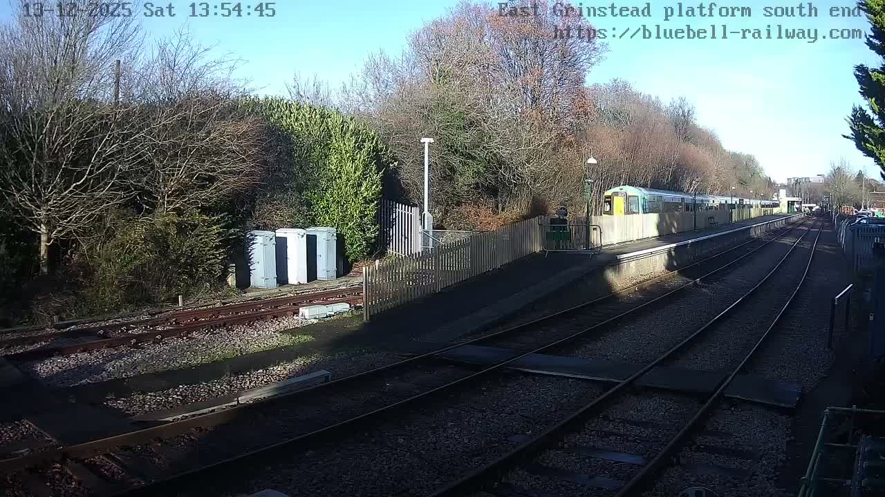 East Grinstead Station Bluebell Railway Platforms South End Live Cam - Mid Sussex, East Sussex, South East, England, United Kingdom