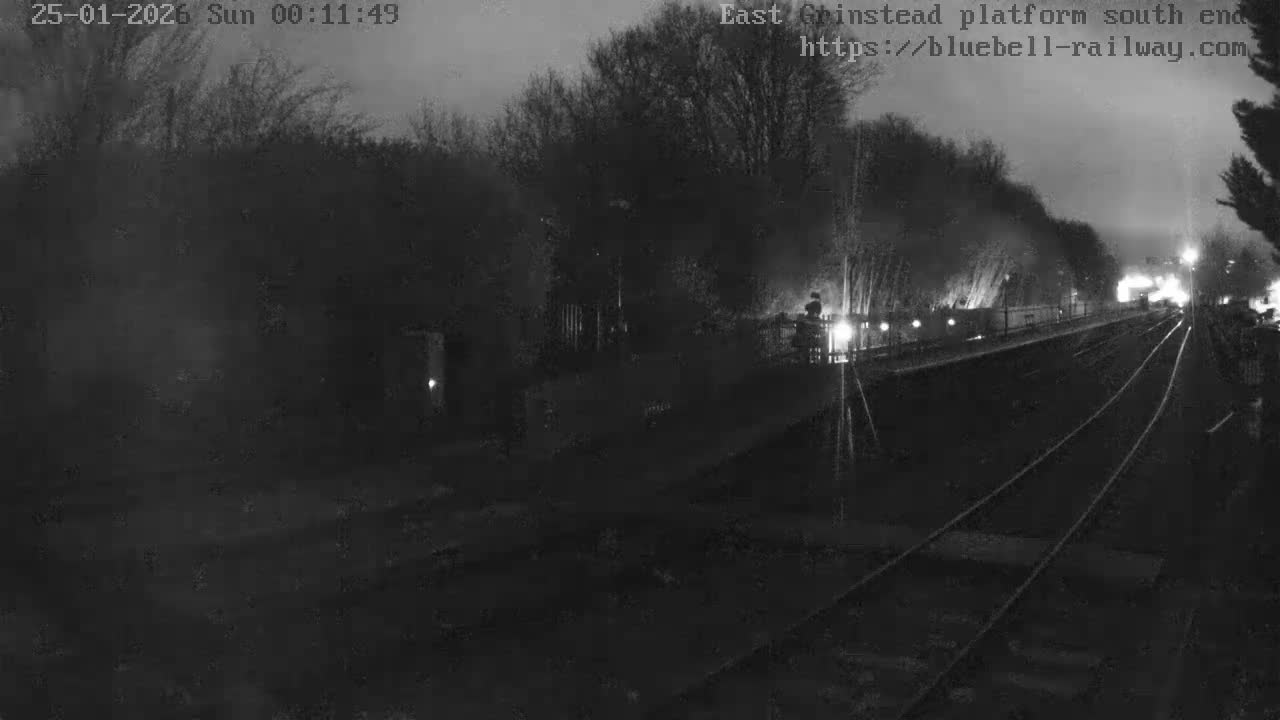 East Grinstead Station Bluebell Railway Platforms South End Live Cam - Mid Sussex, East Sussex, South East, England, United Kingdom