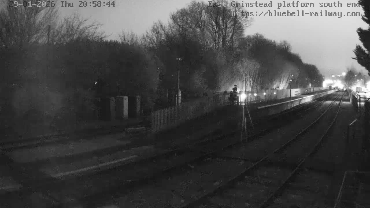 East Grinstead Station Bluebell Railway Platforms South End Live Cam - Mid Sussex, East Sussex, South East, England, United Kingdom