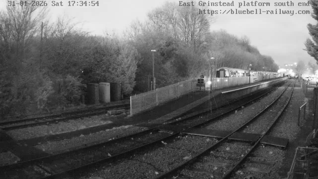 East Grinstead Station Bluebell Railway Platforms South End Live Cam - Mid Sussex, East Sussex, South East, England, United Kingdom
