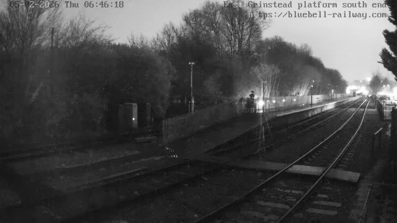 East Grinstead Station Bluebell Railway Platforms South End Live Cam - Mid Sussex, East Sussex, South East, England, United Kingdom