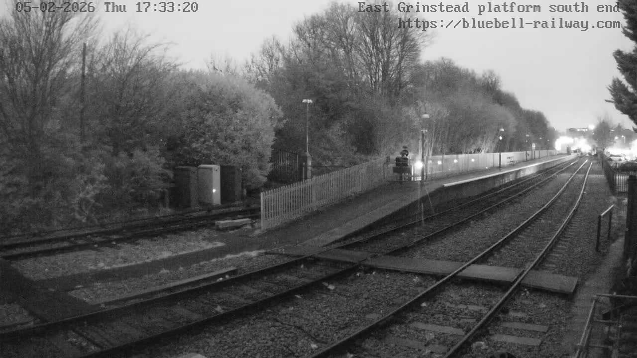 East Grinstead Station Bluebell Railway Platforms South End Live Cam - Mid Sussex, East Sussex, South East, England, United Kingdom